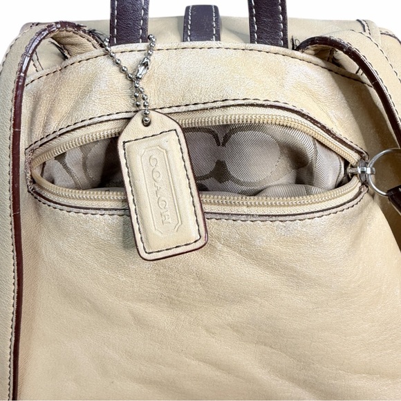 Coach yellow leather Backpack for Women 9368 - Picture 7 of 11